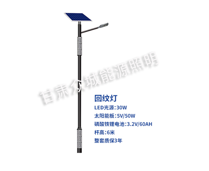 回纹乃东太阳能路灯 回纹乃东太阳能路灯